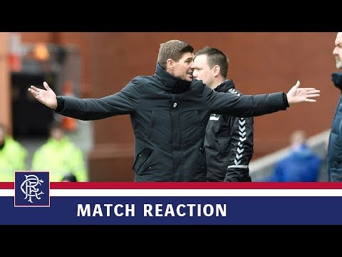 REACTION  Steven Gerrard  Rangers 11 Kilmarnock