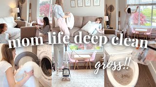 MOM LIFE DEEP CLEAN WITH ME || DEEP CLEAN MY LIVING ROOM WITH ME || Taylor Marie Motherhood by Taylor Marie Motherhood 1,387 views 2 years ago 10 minutes, 48 seconds