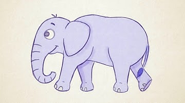 Elephant Walk Cycle Animation