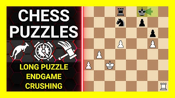 Chess Puzzles to Practice. Themes: Long puzzle, Endgame, Crushing. Learn Chess