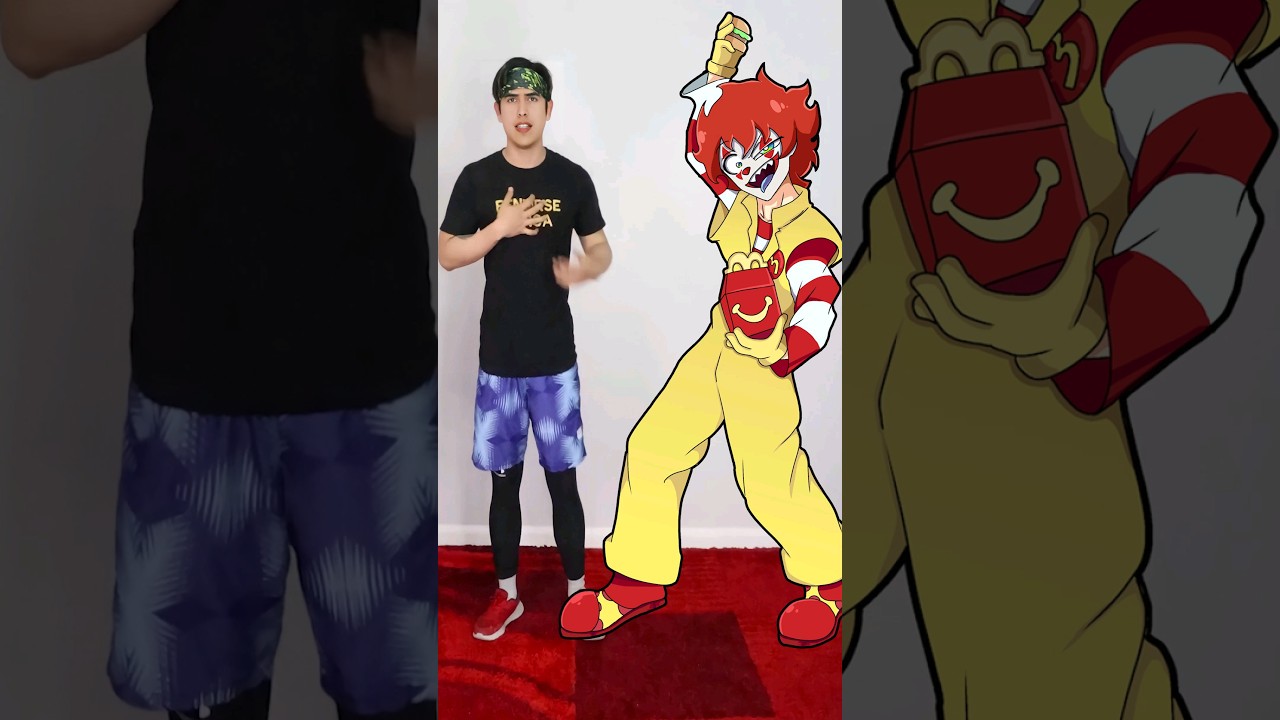 🍔 McDonald Boy 2D VS 3D 