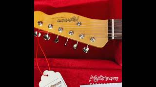 MyDream Partcaster Gold Nashville Quarter Pound Freeway #boutiqueguitars #customguitar #telecaster