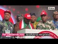 Newly elected PDP Chairman, Abdulrahman Mohammed delivering his acceptance speech
