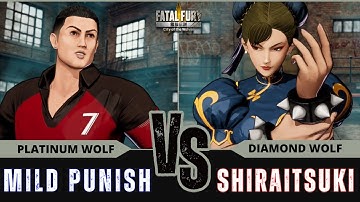 FF:CotW🐺 MILD PUNISH (Cristiano Ronaldo) vs SHIRAITSUKI (Chun-Li)⭐Replay Match - FATAL FURY: CotW