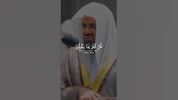 إنا نحن نحيي و نميت و إلينا المصير #القرآن الكريم #quran #راحة نفسية #سعود الشريم #تلاوات