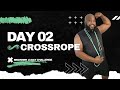 Day 02 LIVE🔴 Crossrope 14-Day Jump Rope Beginners Fitness Challenge