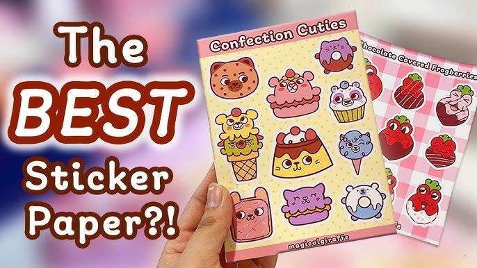 Let's make sticker sheets with @KoalaPaper clear vinyl sticker paper ♥