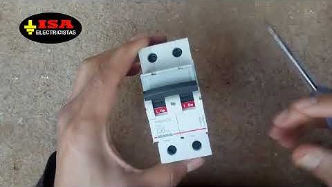 Cómo instalar un interruptor termomagnético y que protege en una instalación eléctrica