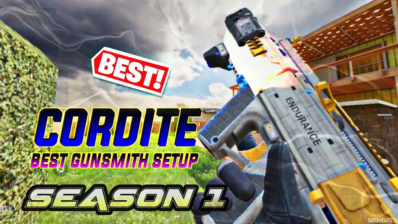 Cordite Best Gunsmith Attachments cod mobile