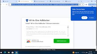 إزالة النوافذ المنبثقة من Adblocker-aio.info و All-In-One Adblocker screenshot 3