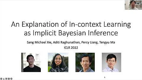 An Explanation of In-context Learning as Implicit Bayesian Inference - ICLR 2022
