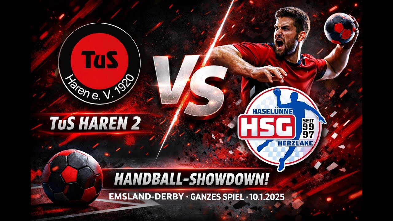 Emsland-Derby unter Spannung – TuS Haren II vs. HSG Haselünne/Herzlake (