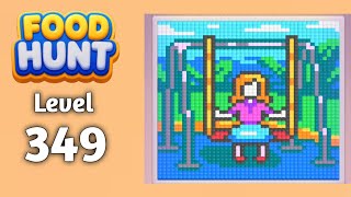 Food Hunt Pixel puzzle level 349 walkthrough solution gameplay 