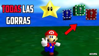 🧢Cómo Conseguir TODAS Las Gorras Super Mario 64 I TODOS LOS INTERRUPTORES  I TODOS LOS PODERES - YouTube
