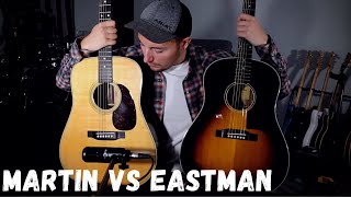 Martin D-28 vs Eastman E10ss