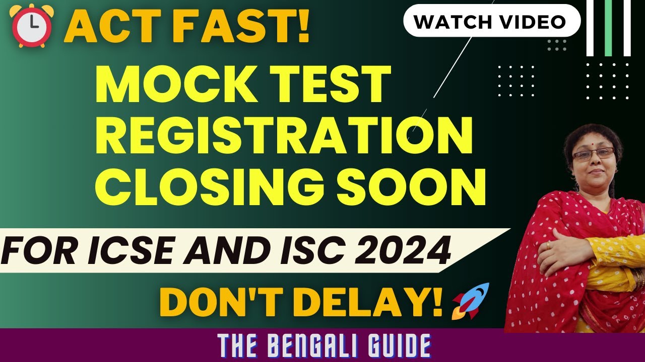 Bengali Board Exam Mock Tests Hurry, slots are filling up! ⏳ YouTube