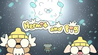Hermit And Pig Cbt Demo Gameplay - Cute Turnbased Rpg About Socially Awkward Mushroom Loving Oldman