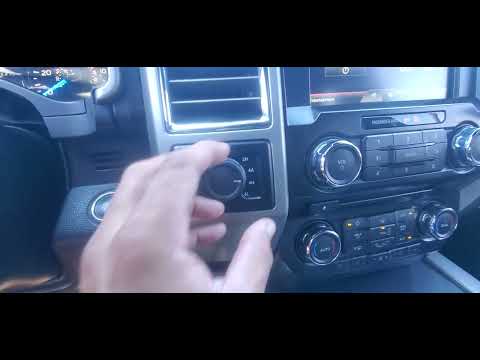 2015 Ford F-150 Lariat 4x4 system engaging and disengaging - YouTube