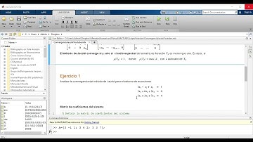 Convergencia del método de Jacobi utilizando MATLAB