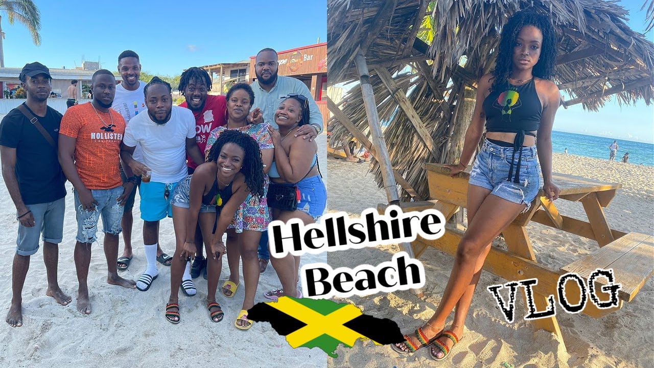 Vlog 🇯🇲jamaican Vibes At Hellshire Beach High School Link Up Part 1 Youtube