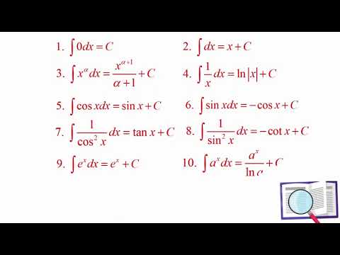 #Math_16 Nguyên hàm của 1 số hàm sơ cấp - youtube
