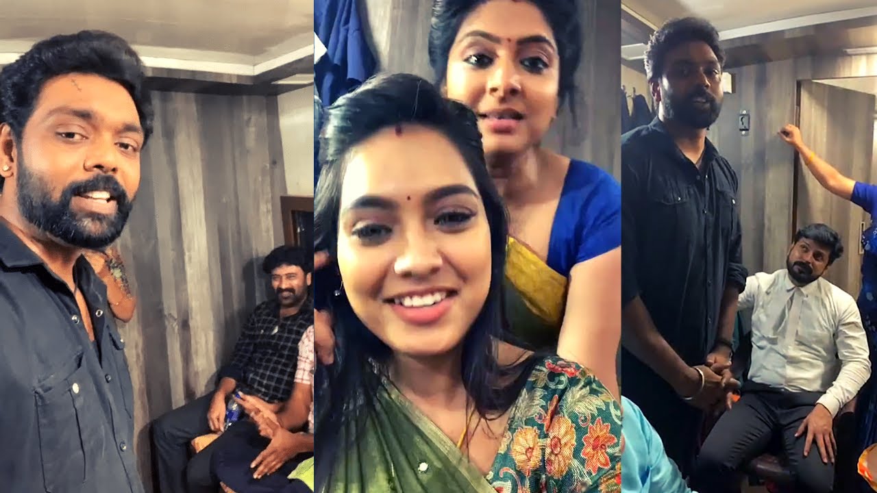🔴 LIVE Thendral vanthu ennai thodum Serial Vetri, Abi, Chitra Shooting Spot Atrocities 🤣