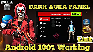 100% Working 🔥 !! ANDROID DARK AURA PANEL 🇧🇷 ANDROID DOWNLOAD LINK 🔗//  FREE FIRE (2025)