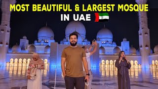 Largest & Most Beautiful Mosque in UAE | Grand Mosque | Sheikh Zayed Mosque | Abu Dhabi