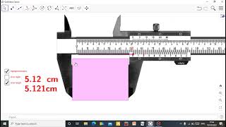 Vernier Caliper Applet Using Geogebra Software screenshot 2