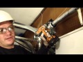 Installing A Garage Door Part 4- Tensioning the EZ- Set Torsion Spring