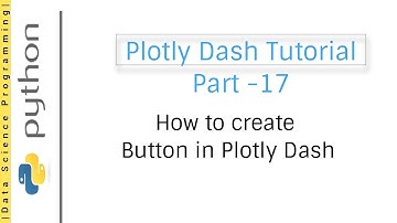 How to create Button in Plotly Dash | Plotly Dash Tutorial Part -17