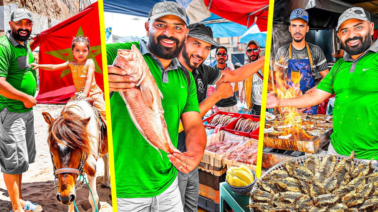 يوم كامل في مولاي بوسلهام بالمغرب 🇲🇦 مكان عائلي و اجواء ياسلام مع عائلتي 😊😁….