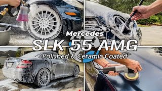 Mercedes SLK 55 AMG | Polish & Ceramic Coated! | This Color IS SO NICE! THE GLOSS!!