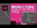 InDesign Tutorial: How to Package and Compress Zip a Folder