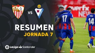 Resumen de Sevilla FC vs SD Eibar 0-1