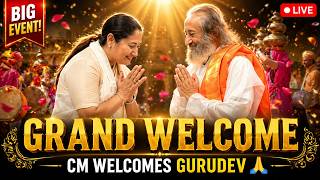 Grand Welcome for Delhi Chief Minister Rekha Gupta and Gurudev || Together25 Safe Shop 