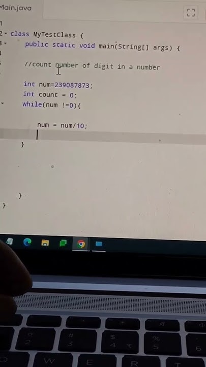 Java program count number of digits 💻💡 #coding #programming #shorts # ...