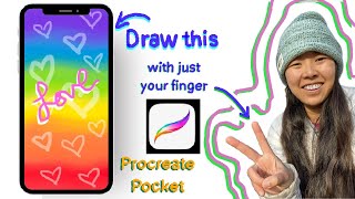 How to Use Procreate Pocket [The Basics] - Easy Wallpaper Tutorial | 2024 screenshot 5