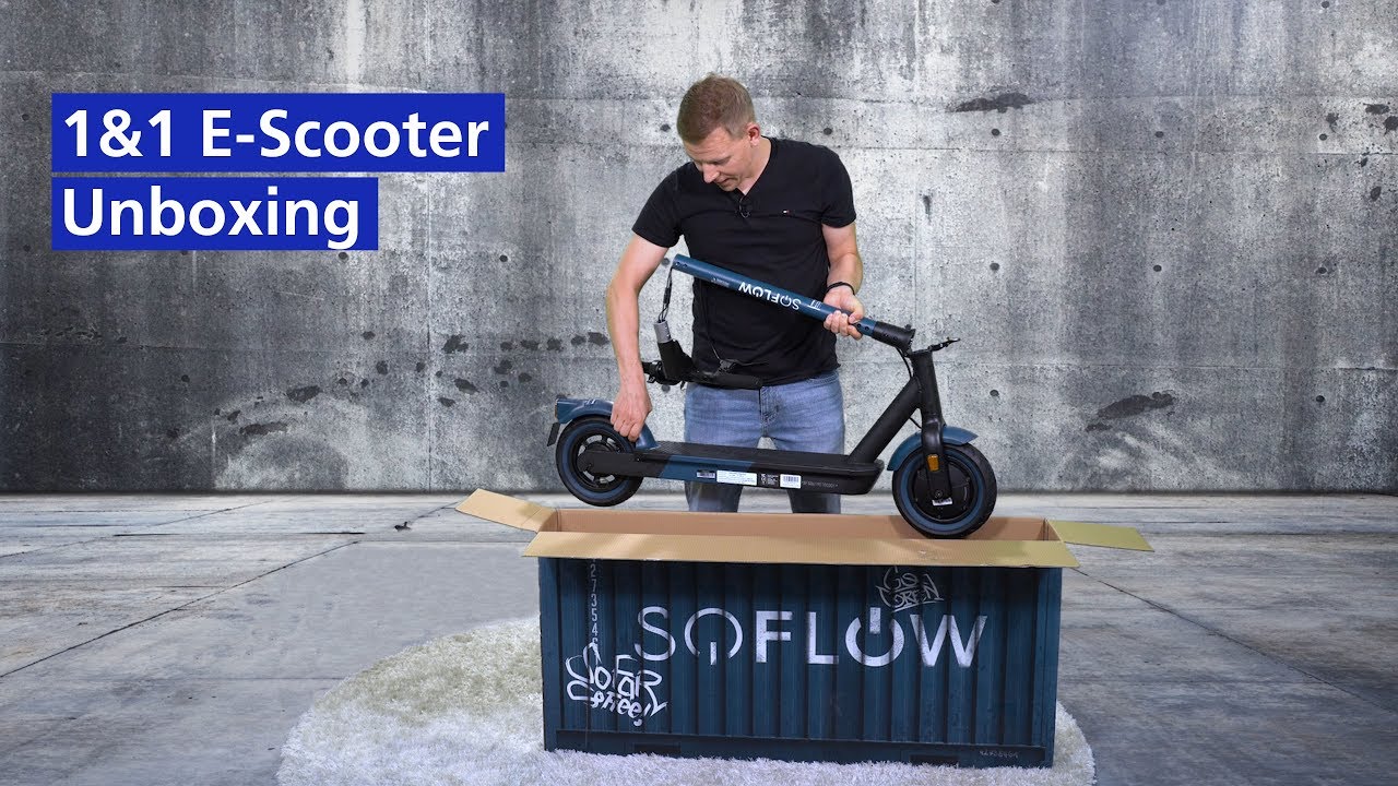 1&1 E-Scooter SoFlow SO6 im Review (deutsch) - YouTube