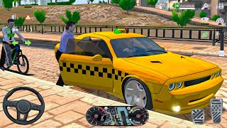 Super Taxi Simulator 2025: realistic Dodge Challenger driving SUV - Taxi game android gameplay screenshot 2