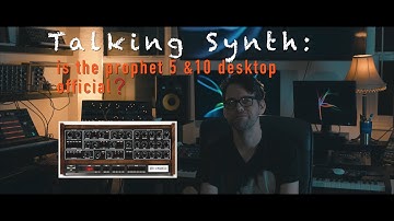 Talking Synth: Did Dave Smith Just Announce The Prophet 5 & 10 Desktop?
