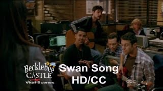 Castle 5X07 Swan Song End Scene Gates & Caskett Espo Singsbeckett Tricks Cameraman Hdcc