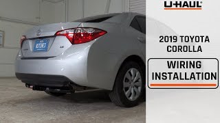 2019 Toyota Corolla Wiring Harness Installation