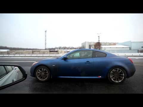 BMW 328i F30 (245hp stock) vs Infiniti G37 Coupe (350hp tuned) Part 2