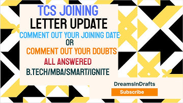 TCS Joining News | Date Alerts | Offer Timeline | Fresher Doubts Cleared | Subscribe Now 🔔 #tcs