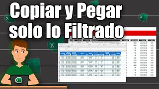 Como Copiar Y Pegar Celdas Filtradas En Excel