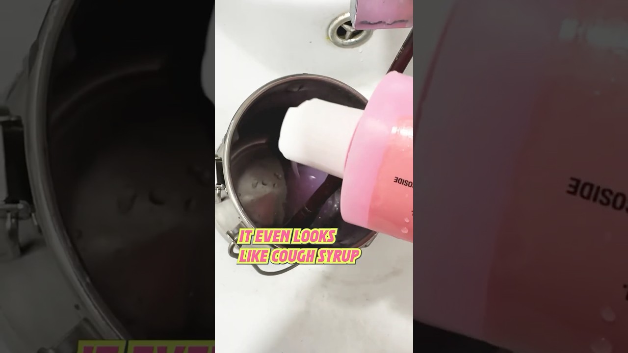 This brush cleaner smells like COUGH SYRUP!?? 