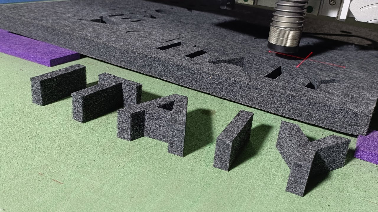 Precision Cutting with Pneumatic Oscillating Knife: 24mm Polyester ...