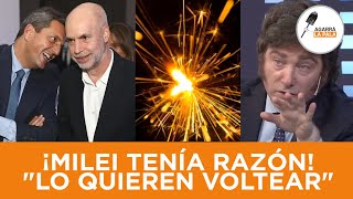 SE FILTRÓ EL PACTO SECRETO ENTRE LARRETA Y MASSA PARA VOLTEARLO A MILEI: 