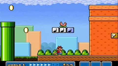 SMB3 for Super Mario All-Stars Custom Level #273 - World 1-1 (Acmlm)